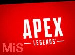 22.08.2019, Videospielemesse gamescom Kln. Logo von Apex Legends.