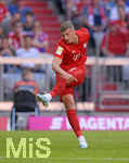 31.08.2019, Fussball 1. Bundesliga 2019/2020, 3.Spieltag, FC Bayern Mnchen - 1.FSV Mainz 05, in der Allianzarena Mnchen. Michael Cuisance (FC Bayern Mnchen) Schuss.


