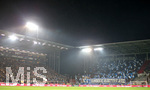 16.09.2019, Fussball 2. Bundesliga 2019/2020, 6. Spieltag, FC St. Pauli - Hamburger SV, im Millerntor-Stadion Hamburg. Choreo im Gstefanblock der HSV Fans


