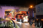 24.09.2019, Trafotransport vom Umspannwerk Irsingen zum Bahnhof Trkheim im Unterallgu, 