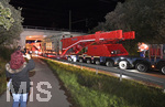 24.09.2019, Trafotransport vom Umspannwerk Irsingen zum Bahnhof Trkheim im Unterallgu, 