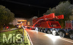 24.09.2019, Trafotransport vom Umspannwerk Irsingen zum Bahnhof Trkheim im Unterallgu, 