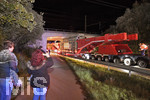 24.09.2019, Trafotransport vom Umspannwerk Irsingen zum Bahnhof Trkheim im Unterallgu, 