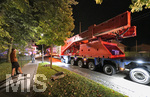 24.09.2019, Trafotransport vom Umspannwerk Irsingen zum Bahnhof Trkheim im Unterallgu, 