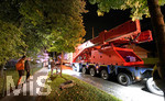24.09.2019, Trafotransport vom Umspannwerk Irsingen zum Bahnhof Trkheim im Unterallgu, 