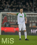 17.12.2019, Fussball 1. Bundesliga 2019/2020, 16.Spieltag, FC Augsburg - Fortuna Dsseldorf, in der WWK-Arena Augsburg, Jeffrey Gouweleeuw (FC Augsburg) zeigt.


