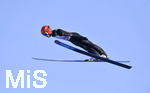 01.01.2020, Skispringen Vierschanzentournee, Neujahrsspringen in Garmisch Partenkirchen auf der groen Olympiaschanze,  Stephan Leyhe (GER) in der Luft.