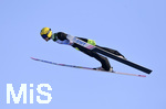 01.01.2020, Skispringen Vierschanzentournee, Neujahrsspringen in Garmisch Partenkirchen auf der groen Olympiaschanze,  Evgeniy Klimov (Russland) in der Luft.