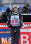 01.01.2020, Skispringen Vierschanzentournee, Neujahrsspringen in Garmisch Partenkirchen auf der groen Olympiaschanze, Karl Geiger (GER) gut gelaunt.