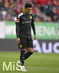 18.01.2020, Fussball 1. Bundesliga 2019/2020, 18. Spieltag, FC Augsburg - Borussia Dortmund, in der WWK-Arena Augsburg. Jadon Sancho (Dortmund) unzufrieden.


