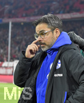 25.01.2020, Fussball 1. Bundesliga 2019/2020, 19. Spieltag, FC Bayern Mnchen - FC Schalke 04, in der Allianz-Arena Mnchen. Trainer David Wagner (FC Schalke 04) 

