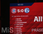 25.01.2020, Fussball 1. Bundesliga 2019/2020, 19. Spieltag, FC Bayern Mnchen - FC Schalke 04, in der Allianz-Arena Mnchen. Endstand 5:0 fr den FC Bayern

