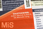 14.02.2020, Lotterie-Lose Extra-Gehalt von Lotto-Bayern, Hauptgewinn: Monatlich 6000 Euro