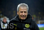 14.02.2020, Fussball 1. Bundesliga 2019/2020, 22. Spieltag, Borussia Dortmund - Eintracht Frankfurt, im Signal-Iduna-Park Dortmund. Trainer Lucien Favre (Dortmund)


