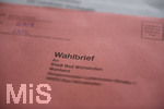 23.03.2020,  Gemeinderatswahl, Brgermeister, Kreistags und Landratswahlen in Bayern 2020, Wahlbezirk Bad Wrishofen in Bayern. Es ist eine Stichwahl ntig, hier whlt ein Brger per Briefwahl.
