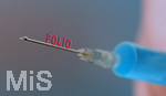 25.03.2020, Symbolbild: Impfung gegen Polio