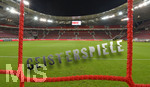 08.04.2020, Fussball 1. und 2. Bundesliga 2019/2020, VfB Stuttgart, leere Mercedes-Benz Arena in Stuttgart,  Leere Rnge im ganzen Stadion nach dem Spiel. (Symbolbild Geisterspiele Collage) 

