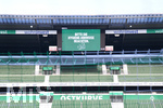 Aufforderung zur Hygiene auf der Anzeigentafel.

Sport: Fussball: 1. Bundesliga: Saison 19/20: 26. Spieltag: SV Werder Bremen - Bayer 04 Leverkusen, 18.05.2020

Foto: Marvin Ibo Gngr/GES/POOL

