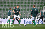 Maximilian Eggestein (Bremen) beim Aufwaeremn vor dem Spiel.

Sport: Fussball: 1. Bundesliga: Saison 19/20: 26. Spieltag: SV Werder Bremen - Bayer 04 Leverkusen, 18.05.2020

Foto: Marvin Ibo Gngr/GES/POOL

