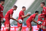 Florian Wirtz (Leverkusen) vor dem Spiel.

Sport: Fussball: 1. Bundesliga: Saison 19/20: 26. Spieltag: SV Werder Bremen - Bayer 04 Leverkusen, 18.05.2020

Foto: Marvin Ibo Gngr/GES/POOL

