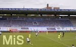 31.05.2020, Fussball 3. Bundesliga 2019/2020, 28.Spieltag, TSV 1860 Mnchen - MSV Duisburg, im Grnwalderstadion Mnchen,  Portraits der Lwenfans auf der Gegengeraden auf dem groen Banner.
    

