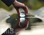 16.06.2020, Mindelheim, Abendlicht mit einem Lensball 