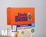 20.06.2020, Uncle Bens Reis, Packung mit Kochbeutel, Langkornreis.