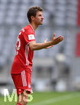 20.06.2020, Fussball 1. Bundesliga 2019/2020, 33. Spieltag, FC Bayern Muenchen - SC Freiburg, in der Allianz-Arena Muenchen, Thomas Mller (FC Bayern Mnchen) unzufrieden.

Foto: Markus Ulmer/Pool/via MIS

Nur fr journalistische Zwecke! Only for editorial use! 

Gem den Vorgaben der DFL Deutsche Fuball Liga ist es untersagt, in dem Stadion und/oder vom Spiel angefertigte Fotoaufnahmen in Form von Sequenzbildern und/oder videohnlichen Fotostrecken zu verwerten bzw. verwerten zu lassen. DFL regulations prohibit any use of photographs as image sequences and/or quasi-video.    

National and international NewsAgencies OUT. 


