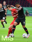 04.07.2020, xkvx, Fussball DFB Pokal Finale, Bayer 04 Leverkusen - FC Bayern Muenchen emspor, v.li: Leon Goretzka (FC Bayern Mnchen) gegen Leon Bailey (Leverkusen).

Foto: Kevin Voigt/Jan Huebner/Pool/via MIS

(DFL/DFB REGULATIONS PROHIBIT ANY USE OF PHOTOGRAPHS as IMAGE SEQUENCES and/or QUASI-VIDEO - Editorial Use ONLY, National and International News Agencies OUT)
