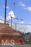 20.07.2020,  Baustelle fr eine Wohnanlage in einem Wohngebiet in Mindelheim