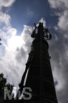03.08.2020, Mobilfunkmast bei Fssen im Allgu, American-Tower Germany, Betreiber Telefonica-Deutschland, 