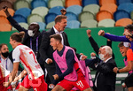 13.08.2020, Viertelfinale, Championsleague Finalturnier 2019/2020, Lissabon, RB LEIPZIG - ATLETICO MADRID im Estadio Jos Alvalade. Schlussjubel Trainer Julian Nagelsmann (RB Leipzig) 

Photographer: Peter Schatz / Pool /Via MiS

 - UEFA REGULATIONS PROHIBIT ANY USE OF PHOTOGRAPHS as IMAGE SEQUENCES and/or QUASI-VIDEO - 
National and international News-Agencies OUT
Editorial Use ONLY