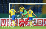 11.09.2020, Fussball DFB Pokal 2020/2021, 1. Runde, Eintracht Braunschweig - Hertha BSC Berlin, im Eintracht-Stadion Braunschweig. Tor zum 2:0


