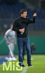 11.09.2020, Fussball DFB Pokal 2020/2021, 1. Runde, Eintracht Braunschweig - Hertha BSC Berlin, im Eintracht-Stadion Braunschweig. Trainer Daniel Meyer (Eintracht Braunschweig)


