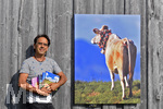 24.09.2017,  Fotograf Bernd Feil (Inhaber MiS-Sportpresefoto) bietet auch Leinwandprints als Wandschmuck an. Allguer Motive. (Werbefoto MIS Intern)