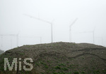 14.09.2020,  Baustelle fr eine Wohnanlage in einem Wohngebiet in Mindelheim im Morgennebel.