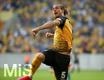 14.09.2020, Fussball DFB Pokal 2020/2021, 1. Runde, SG Dynamo Dresden - Hamburger SV, im Rudolf-Harbig-Stadion Dresden. Jubel Torschtze Yannick Stark (Dynamo Dresden) zum Tor zum 1:0


