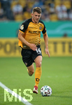 14.09.2020, Fussball DFB Pokal 2020/2021, 1. Runde, SG Dynamo Dresden - Hamburger SV, im Rudolf-Harbig-Stadion Dresden. Robin Becker (Dynamo Dresden)



