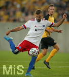14.09.2020, Fussball DFB Pokal 2020/2021, 1. Runde, SG Dynamo Dresden - Hamburger SV, im Rudolf-Harbig-Stadion Dresden. Lukas Hinterseer (Hamburg)


