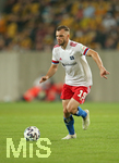 14.09.2020, Fussball DFB Pokal 2020/2021, 1. Runde, SG Dynamo Dresden - Hamburger SV, im Rudolf-Harbig-Stadion Dresden. Manuel Wintzheimer (Hamburg)


