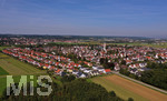 12.09.2020, Bad Wrishofen im Allgu,  Luftbild zeigt den Ortsteil die Gartenstadt.