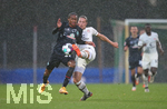 07.10.2020, Fussball Testspiel Saison 2020/2021, SV Werder Bremen - FC St. Pauli im Stadion Platz 11 Bremen. (L-R) Tahith Chong (Werder Bremen), Daniel Buballa (FC St. Pauli)


