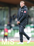 07.10.2020, Fussball Testspiel Saison 2020/2021, SV Werder Bremen - FC St. Pauli im Stadion Platz 11 Bremen. Trainer Florian Kohfeldt (Werder Bremen)


