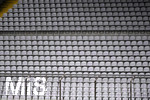 10.10.2020, Fussball 3. Liga 2020/2021, 4. Spieltag, TSV 1860 Mnchen - VfB Lbeck, im Grnwalder Stadion Mnchen,  Leeres Stadion in Mnchen, die Stadtverwaltung Mnchen hat kurzfristig den Besuch von Fans in den Mnchner Stadien verboten.  

