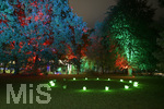 11.10.2020, Bad Wrishofen, Kurpark, Abends ab 20:00 Uhr, Kurpark-Leuchten, eine Illumination im Kurpark anlsslich 100 Jahre 