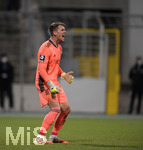 21.10.2020, Fussball 3. Liga 2020/2021, 6. Spieltag, TSV 1860 Mnchen - 1.FC Saarbrcken, im Grnwalder Stadion Mnchen, Torwart Daniel Batz (1.FC Saarbrcken) 


