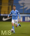 21.10.2020, Fussball 3. Liga 2020/2021, 6. Spieltag, TSV 1860 Mnchen - 1.FC Saarbrcken, im Grnwalder Stadion Mnchen, Marius Willsch (TSV 1860 Mnchen) 


