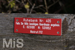 22.10.2020, Bad Wrishofen, Schild an einer Bank: 