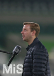 27.11.2020, Fussball 1. Bundesliga 2020/2021, 9. Spieltag, VfL Wolfsburg - SV Werder Bremen, in der Volkswagen Arena Wolfsburg. Trainer Florian Kohfeldt (Werder Bremen)


