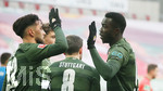 10.01.2021, Fussball 1. Bundesliga 2020/2021, 15. Spieltag, FC Augsburg - VfB Stuttgart, in der WWK-Arena Augsburg. Jubel VfB nach dem Tor zum 0 : 2 , von links: Nicolas Gonzalez / Silas Wamangituka

Foto: Pressefoto Baumann/Alexander Keppler/Pool/via MIS

Nur fr journalistische Zwecke! Only for editorial use! 

Gem den Vorgaben der DFL Deutsche Fuball Liga ist es untersagt, in dem Stadion und/oder vom Spiel angefertigte Fotoaufnahmen in Form von Sequenzbildern und/oder videohnlichen Fotostrecken zu verwerten bzw. verwerten zu lassen. DFL regulations prohibit any use of photographs as image sequences and/or quasi-video.    

National and international NewsAgencies OUT. 